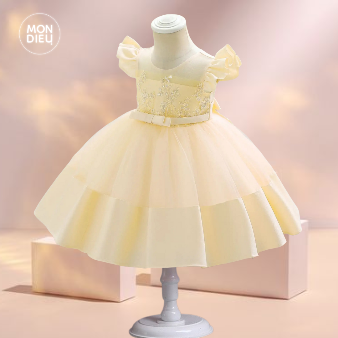 Vestido Priscila color beige para niñas