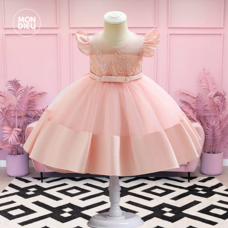 Vestido Priscila color rosa para niñas
