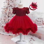 Vestido corto elegante para niñas