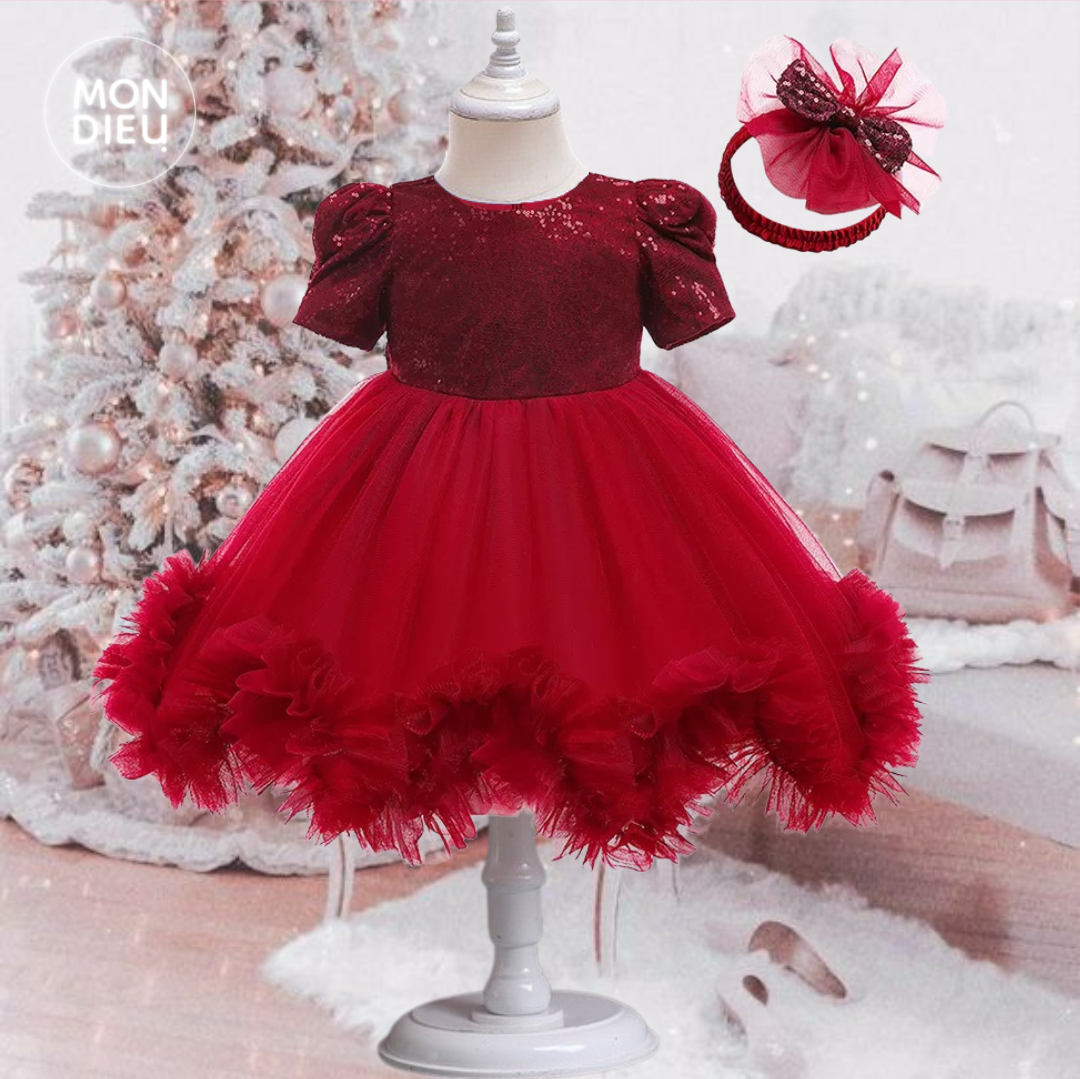 Vestido corto elegante para niñas