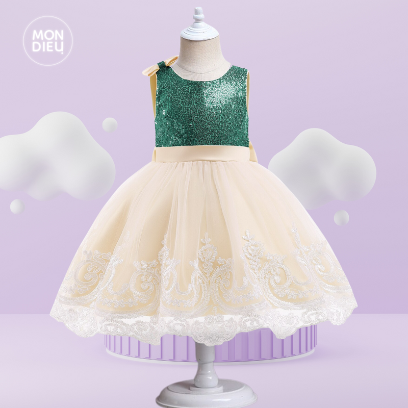 Vestido verde de discount niña