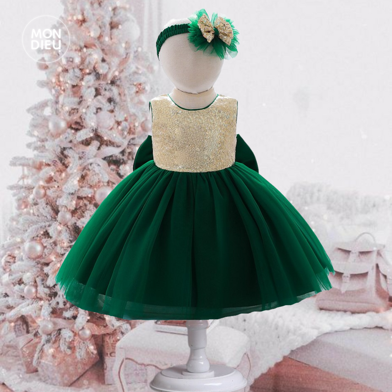 Vestido corto elegante para niñas