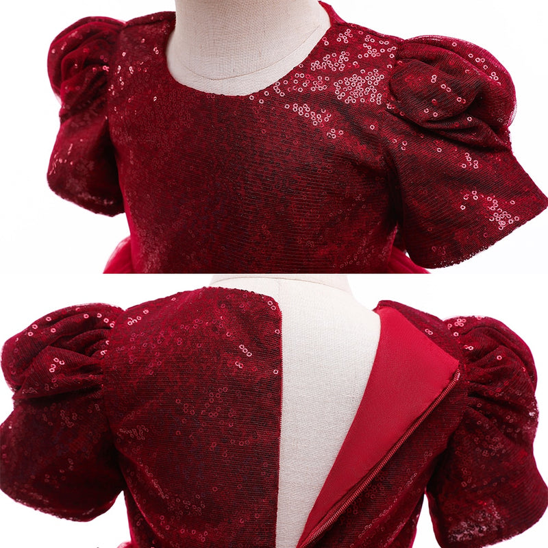 Vestido corto elegante para niñas