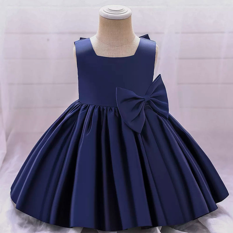 Vestido Selena color azul para niñas