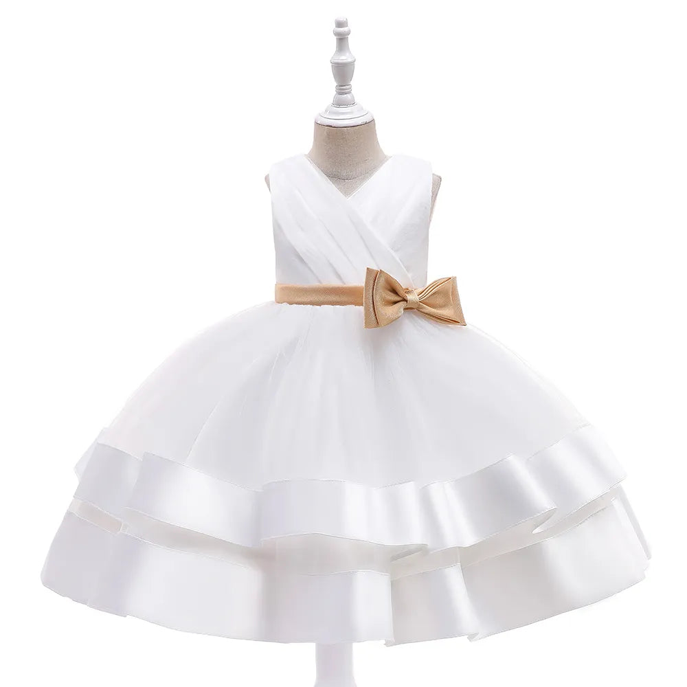 Vestido Paula color blanco para niñas