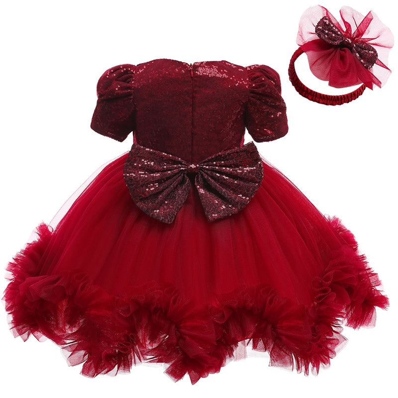 Vestido corto elegante para niñas