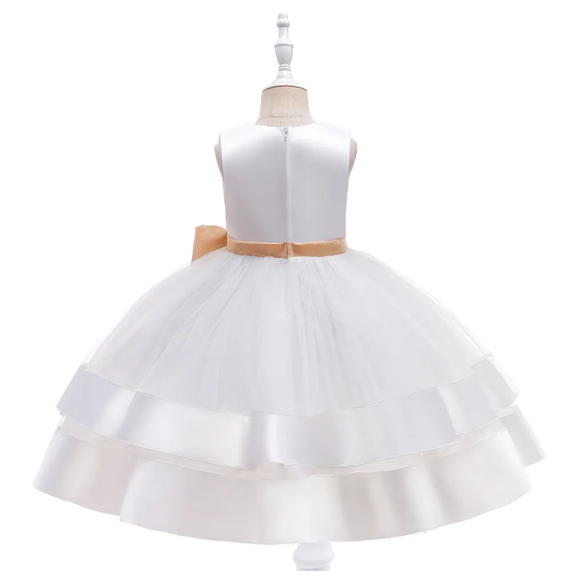 Vestido Paula color blanco para niñas