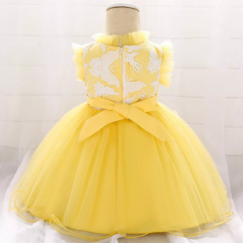 vestido Daniela color amarillo para niñas