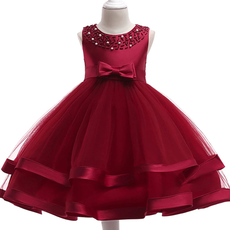 Vestido corto elegante para niñas