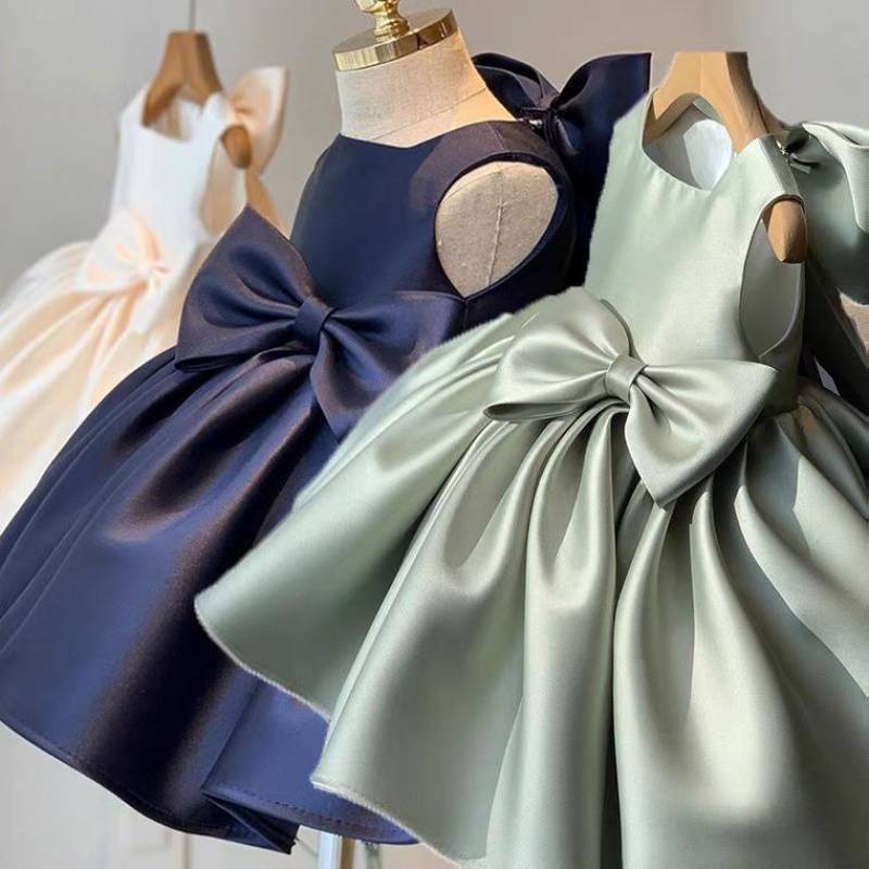Vestido Selena color azul para niñas