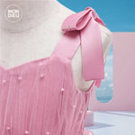 Vestido Charlotte color rosa para niñas Mon Dieu!