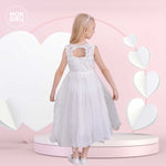 Vestido Erika color blanco para niñas Mon Dieu!