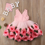 Vestido Esther color rosa para niñas Mon Dieu!