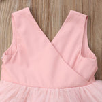 Vestido Esther color rosa para niñas Mon Dieu!