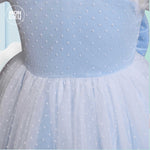 Vestido Fernanda color azul para niñas Mon Dieu!