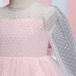 Vestido Fernanda color rosa para niñas Mon Dieu!