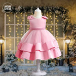 Vestido Keyli color rosa para niñas Mon Dieu!