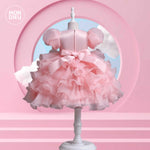Vestido Lizzy color rosa para niñas Mon Dieu!