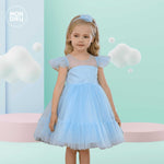 Vestido Lucy color Azul para niñas Mon Dieu!