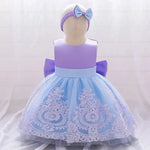 Vestido Marie color azul para niñas Mon Dieu!