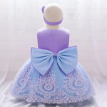 Vestido Marie color azul para niñas Mon Dieu!