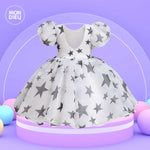 Vestido Monse color blanco para niñas Mon Dieu!
