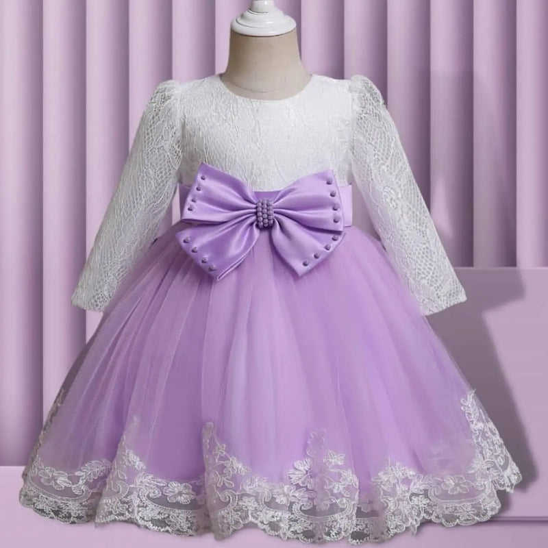 Vestido Nataly color lila para niña Cinderella Vestidos