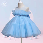 Vestido Odette color azul para niñas Mon Dieu!