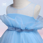 Vestido Odette color azul para niñas Mon Dieu!