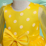 Vestido Sofia color amarillo para niñas Mon Dieu!