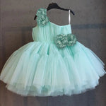 Vestido Tamy color verde para niña Mon Dieu!