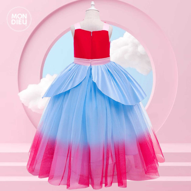 Vestido azul hotsell rosa