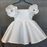 Vestido Yamile color blanco para niña Mon Dieu!