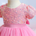 Vestido Yessica para niñas color Rosa Mon Dieu!