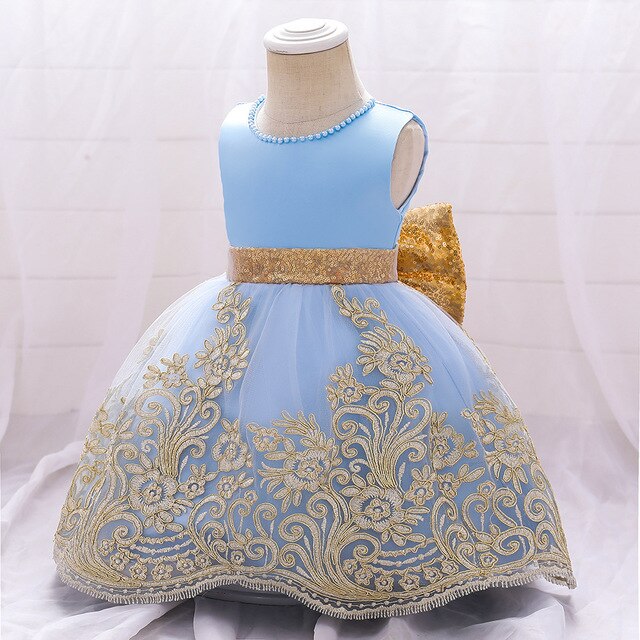 Vestido Maia color azul para niñas