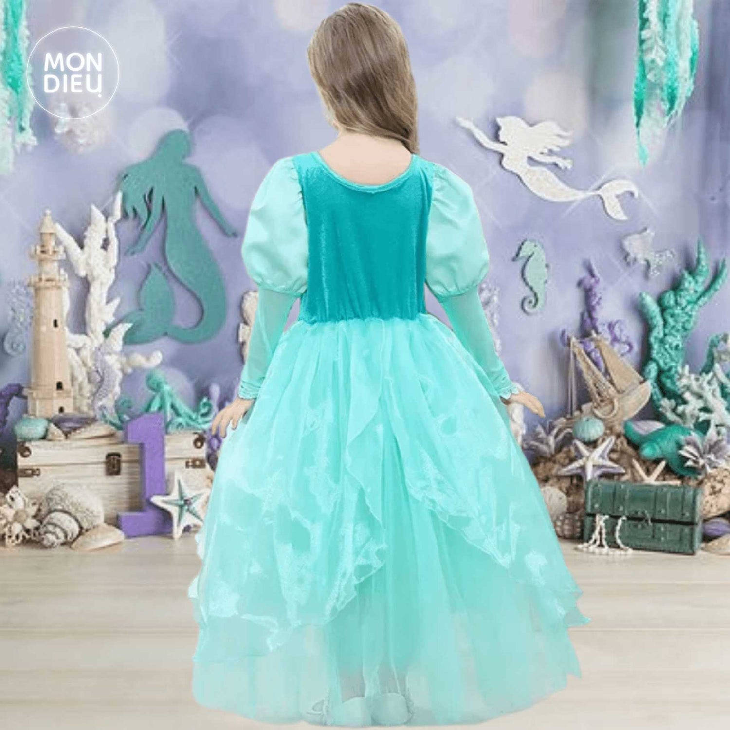 Vestido de la sirenita Ariel elegante Mondieu!