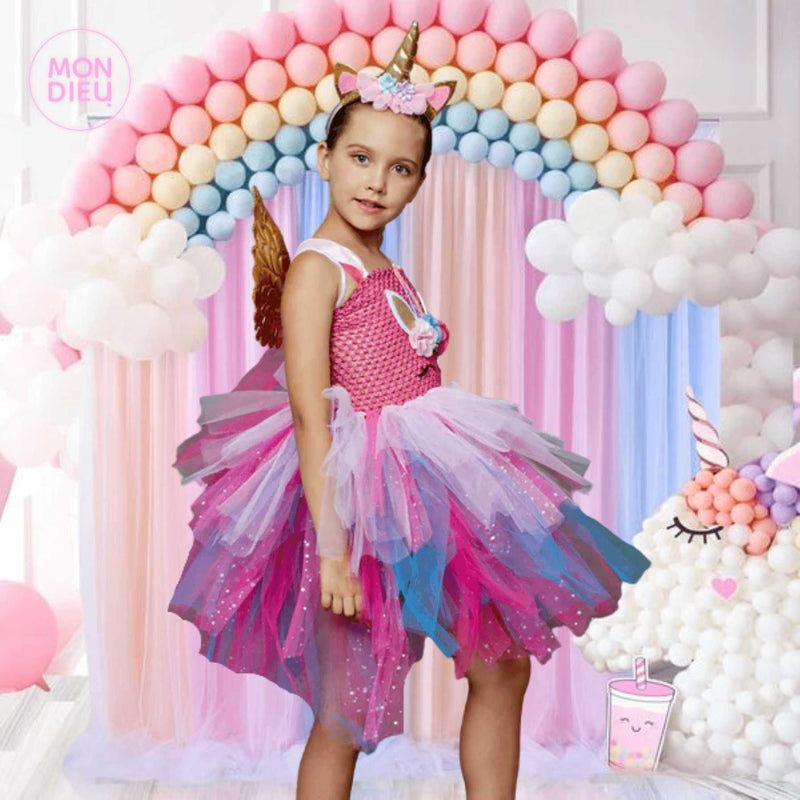 Vestido de unicornio para niñas Mondieu!