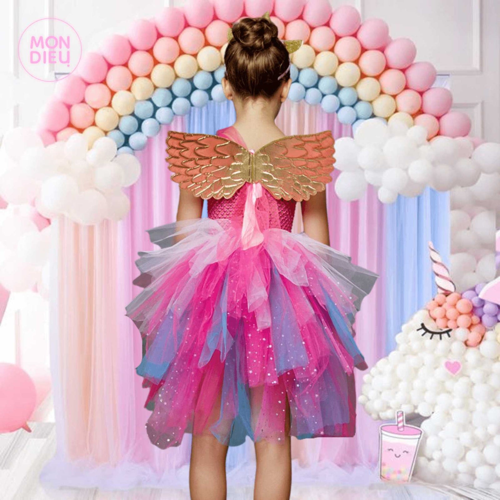 Vestido de unicornio para ninas Mondieu Vestidos