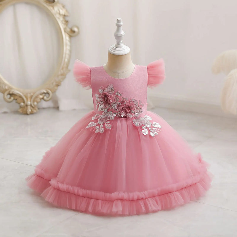 Vestido Naomi color rosa para niñas